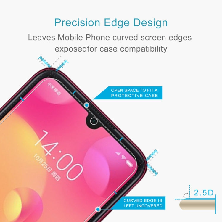 ฟิล์มกระจกนิรภัย 0.26 มม. 9H 2.5D สำหรับ Xiaomi Mi Play, Xiaomi Mi Play (1 PCS)