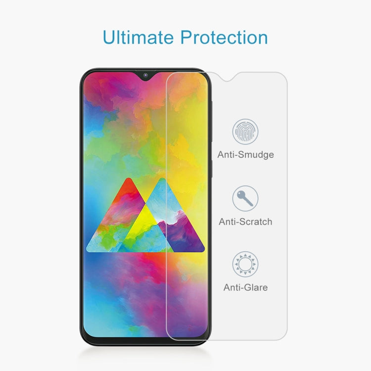 100 ชิ้น 0.26mm 9H 2.5D ฟิล์มกระจกนิรภัยสำหรับ Galaxy M20, Galaxy M20 (100 PCS)