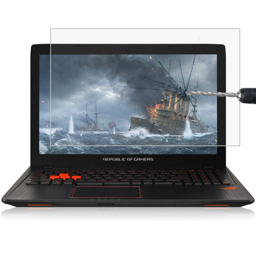 ฟิล์มป้องกันกระจกนิรภัยหน้าจอแล็ปท็อป HD สำหรับ ASUS ROG GL553VE 15.6 นิ้ว, For ASUS ROG GL553VE 15.6 inch