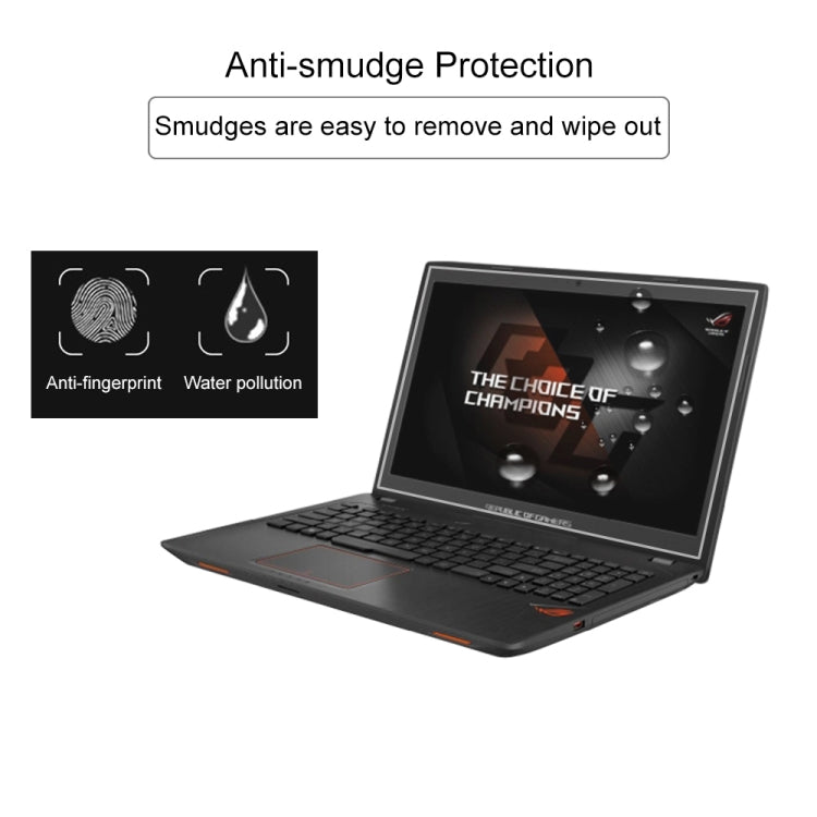 ฟิล์มป้องกันกระจกนิรภัยหน้าจอแล็ปท็อป HD สำหรับ ASUS ROG GL553VE 15.6 นิ้ว, For ASUS ROG GL553VE 15.6 inch