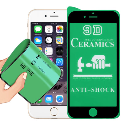 ฟิล์มเซรามิกแบบเต็มกาว 2.5D สำหรับ iPhone 8/7 / 6s / 6, For iPhone 8 / 7 / 6s / 6 (Black)(1 PC), For iPhone 8 / 7 / 6s / 6 (White)(1 PC)