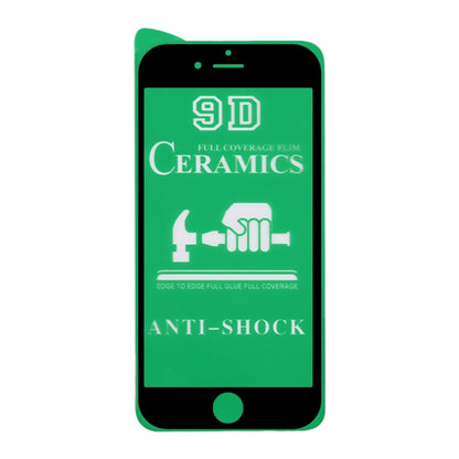 25 ชิ้น 2.5D เต็มกาวเต็มปกฟิล์มเซรามิกสำหรับ iPhone 6, For iPhone 6 (Black)(25 PCS)