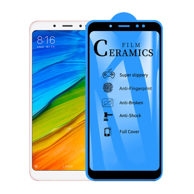 25 ชิ้น 2.5D เต็มกาวเต็มปกเซรามิกฟิล์มสำหรับ Xiaomi R Edmi หมายเหตุ 5 Pro / R Edmi หมายเหตุ 5, For Xiaomi Redmi Note 5 Pro / Redmi Note 5 (25 PCS)
