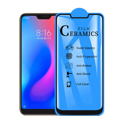 25 ชิ้น 2.5D เต็มกาวเต็มปกฟิล์มเซรามิกสำหรับ Xiaomi R Edmi 6 Pro / Mi A2 Lite, For Xiaomi Redmi 6 Pro / Mi A2 Lite (25 PCS)