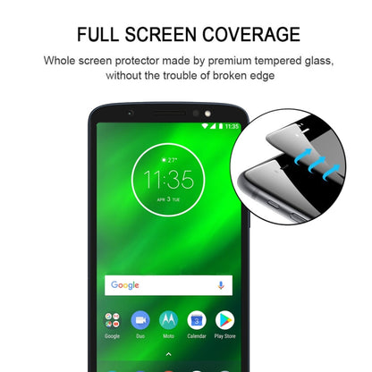 ฟิล์มกระจกนิรภัยแบบเต็มหน้าจอแบบเต็มกาวสำหรับ Motorola Moto E5, For Motorola Moto E5