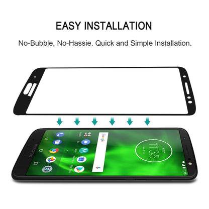 25 ชิ้นเต็มกาวเต็มฝาครอบป้องกันหน้าจอฟิล์มกระจกนิรภัยสำหรับ Motorola Moto G7 Power, For Motorola Moto G7 Power