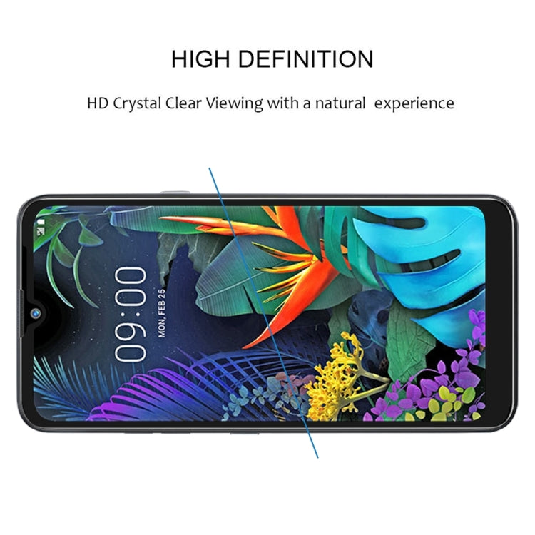 ฟิล์มกระจกนิรภัยแบบเต็มหน้าจอ 9H สำหรับ LG X6 (2019) / Q60 / K50, For LG X6 (2019) / Q60 / K50 (1 PCS)