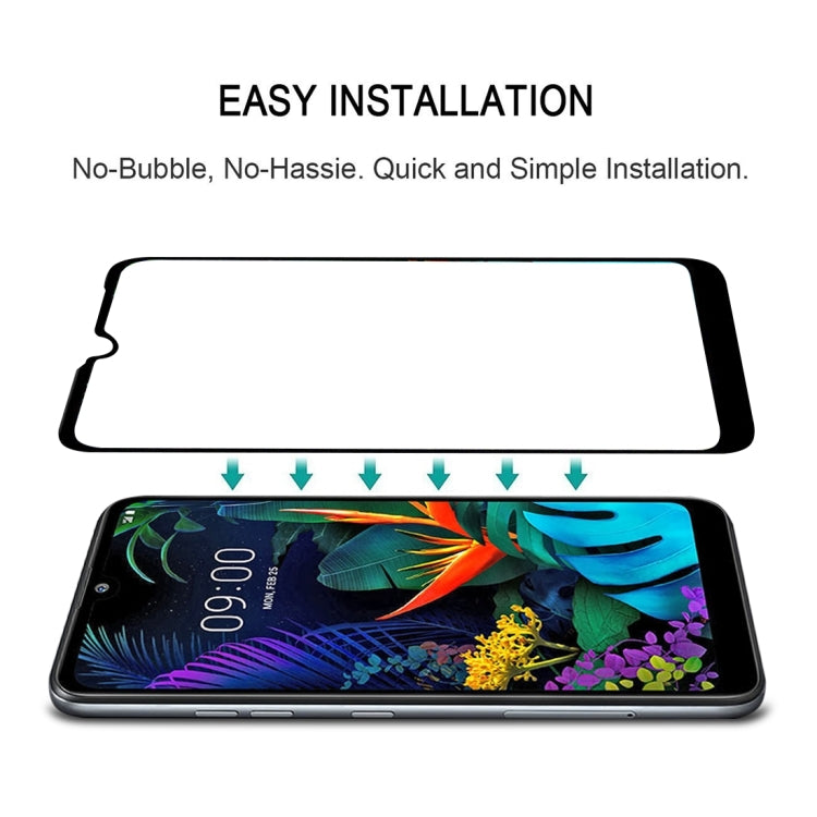 ฟิล์มกระจกนิรภัยแบบเต็มหน้าจอ 9H สำหรับ LG X6 (2019) / Q60 / K50, For LG X6 (2019) / Q60 / K50 (1 PCS)