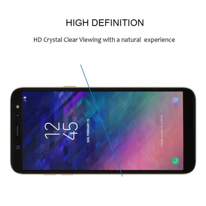 Full กาวเต็มฝาครอบปกป้องหน้าจอฟิล์มกระจกนิรภัยสำหรับ Galaxy A6 + (2018), For Galaxy A6+ (2018)