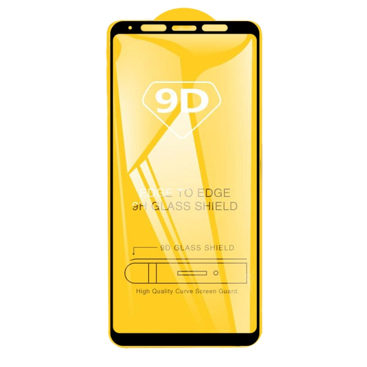 Full กาวเต็มฝาครอบปกป้องหน้าจอฟิล์มกระจกนิรภัยสำหรับ Galaxy A9 (2018), For Galaxy A9 (2018)