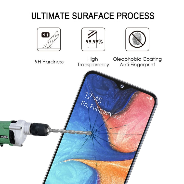 25 ชิ้นกาวเต็มคลุมทั้งหมดปกป้องหน้าจอฟิล์มกระจกนิรภัยสำหรับ Samsung Galaxy A30 / A50 / M30 / A40S / A30 JP, For A30 & A50 & M30 & A40S