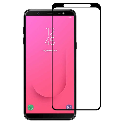 Full กาวเต็มฝาครอบปกป้องหน้าจอฟิล์มกระจกนิรภัยสำหรับ Galaxy J8 (2018), For Galaxy J8 (2018)