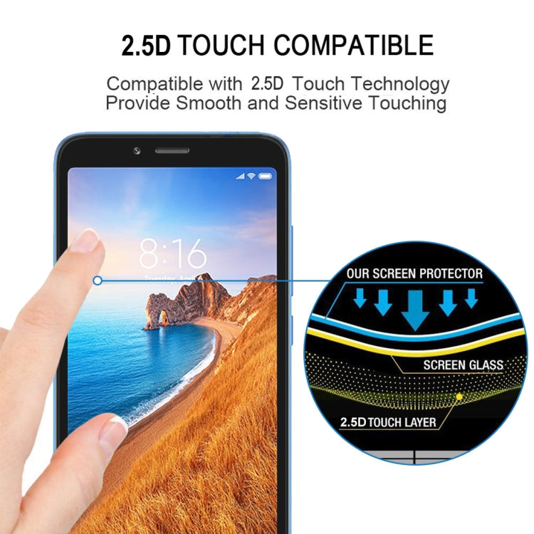 25 ชิ้นเต็มกาวเต็มฝาครอบป้องกันหน้าจอฟิล์มกระจกนิรภัยสำหรับ Xiaomi R Edmi 7, For Xiaomi Redmi 7