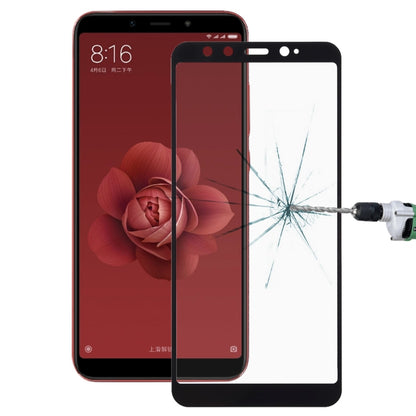 Ultra Thin 9H 3D HD ฟิล์มกระจกนิรภัยคาร์บอนไฟเบอร์แบบเต็มหน้าจอป้องกันการระเบิดสำหรับ Xiaomi Mi 6X / A2, Xiaomi Mi 6X / A2
