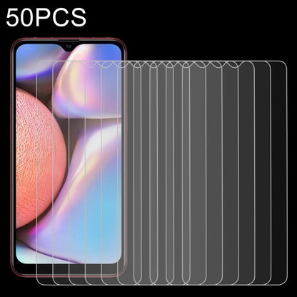 50 ชิ้น 0.26mm 9H 2.5D ฟิล์มกระจกนิรภัยสำหรับ Galaxy A10s, For Galaxy A10s (50 PCS)