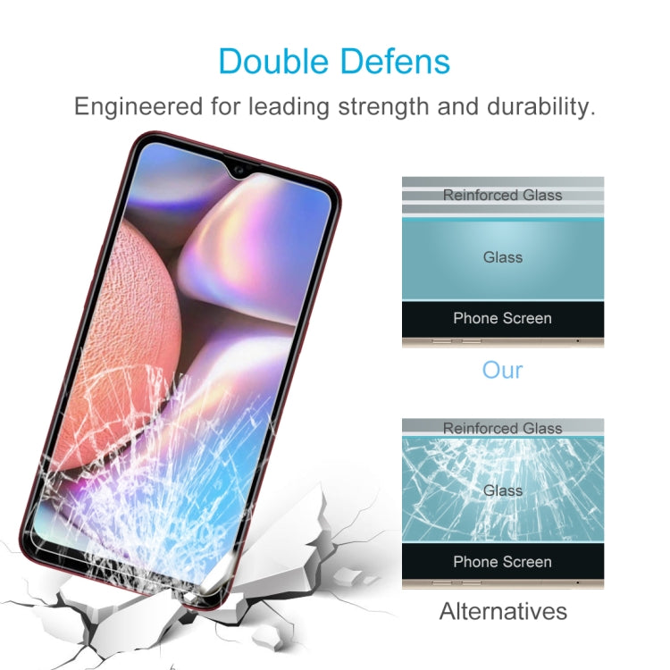 50 ชิ้น 0.26mm 9H 2.5D ฟิล์มกระจกนิรภัยสำหรับ Galaxy A10s, For Galaxy A10s (50 PCS)
