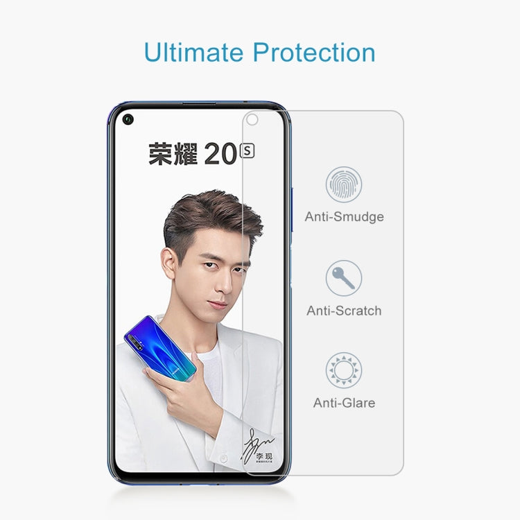 สำหรับ Huawei Honor 20s 10 ชิ้น 0.26mm 9H 2.5D ฟิล์มกระจกนิรภัย, For Huawei Honor 20s (10 PCS)