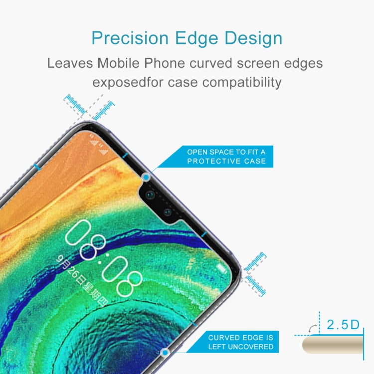 สำหรับ Huawei Mate 30 50 ชิ้น 0.26mm 9H 2.5D ฟิล์มกระจกนิรภัย, For Mate 30