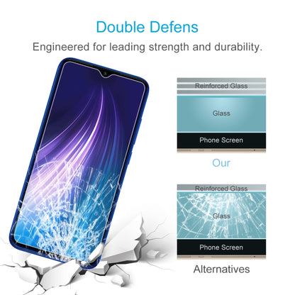 สำหรับ Xiaomi Redmi หมายเหตุ 8 2021 / Redmi หมายเหตุ 8 50 ชิ้น 0.26mm 9H 2.5D ฟิล์มกระจกนิรภัย, For Redmi Note 8 2021 / Redmi Note 8