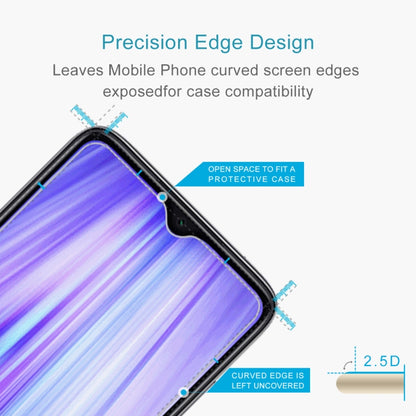 สำหรับ Xiaomi Redmi หมายเหตุ 8 Pro 10 ชิ้น 0.26mm 9H 2.5D ฟิล์มกระจกนิรภัย, For Xiaomi Redmi Note 8 Pro