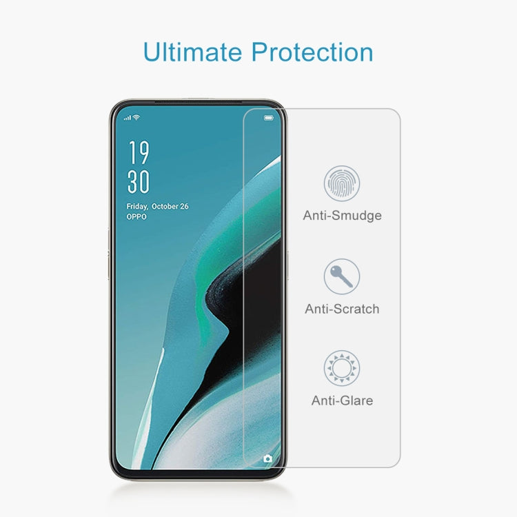 สำหรับ OPPO Reno 2F 0.26mm 9H 2.5D ฟิล์มกระจกนิรภัย, For OPPO Reno 2F (1 PC)