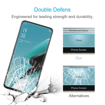 สำหรับ OPPO Reno 2F 10 ชิ้น 0.26mm 9H 2.5D ฟิล์มกระจกนิรภัย, For OPPO Reno 2F (10 PCS)