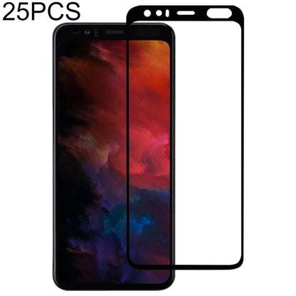 25 ชิ้นเต็มกาวฟิล์มกระจกนิรภัยแบบเต็มหน้าจอสำหรับ Google Pixel 4 XL, For Google Pixel 4 XL (25 PCS)