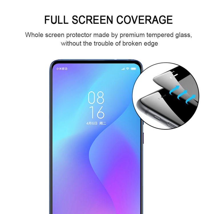 25 ชิ้น 9H 2.5D ฟิล์มกระจกนิรภัยแบบเต็มหน้าจอสำหรับ Xiaomi Redmi K20 / Redmi K20 Pro / K20 Pro พรีเมี่ยม, For Xiaomi Redmi K20 (25 PCS)