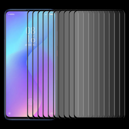25 ชิ้น 9H 2.5D ฟิล์มกระจกนิรภัยแบบเต็มหน้าจอสำหรับ Xiaomi Redmi K20 / Redmi K20 Pro / K20 Pro พรีเมี่ยม, For Xiaomi Redmi K20 (25 PCS)