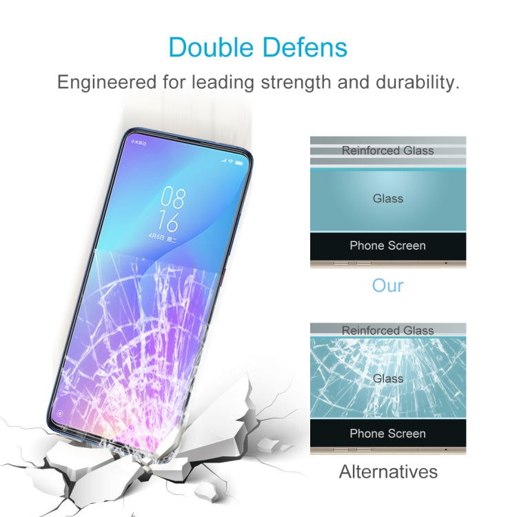 100 ชิ้น 0.26 มิลลิเมตร 9H 2.5D ฟิล์มกระจกนิรภัยสำหรับ Xiaomi R Edmi K20 / K20 Pro / K20 Pro พรีเมี่ยม, For Redmi K20 / K20 Pro / K20 Pro Premium