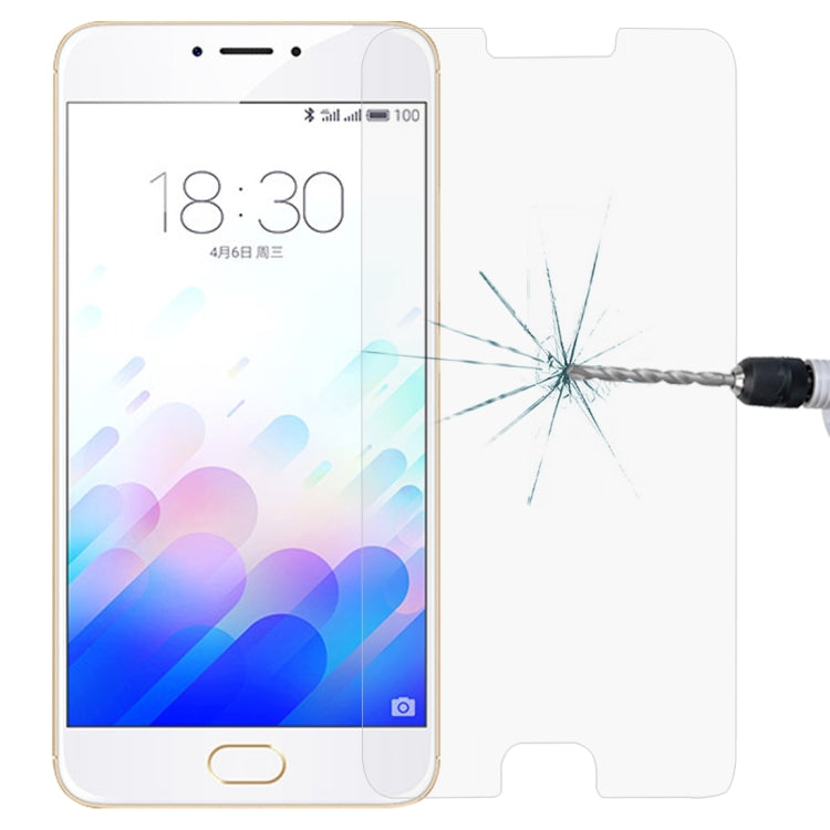 สำหรับ Meizu M3 Note / Meilan Note 3 0.26mm 9H ความแข็งพื้นผิว 2.5D ฟิล์มกระจกนิรภัยป้องกันการระเบิด, For M3 Note / Meilan Note 3