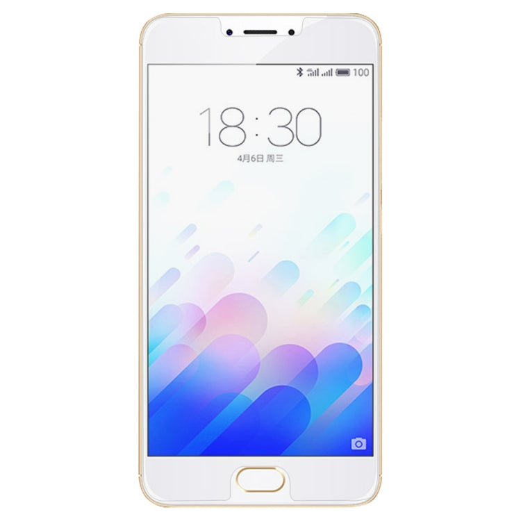 สำหรับ Meizu M3 Note / Meilan Note 3 0.26mm 9H ความแข็งพื้นผิว 2.5D ฟิล์มกระจกนิรภัยป้องกันการระเบิด, For M3 Note / Meilan Note 3