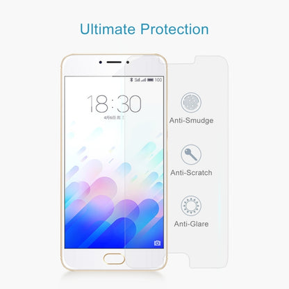 100 ชิ้นสำหรับ Meizu M3 หมายเหตุ / หมายเหตุ Meilan 3 0.26 มิลลิเมตร 9H ความแข็งพื้นผิว 2.5D ฟิล์มกระจกนิรภัยป้องกันการระเบิด, For M3 Note / Meilan Note 3