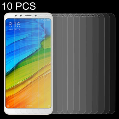 10 ชิ้นสำหรับ Xiaomi R Edmi 5 0.26 มิลลิเมตร 9H ความแข็งพื้นผิว 2.5D ฟิล์มกระจกนิรภัยป้องกันการระเบิด, For Redmi 5