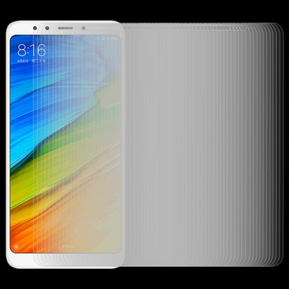 100 ชิ้นสำหรับ Xiaomi Redmi 5 0.26 มิลลิเมตร 9H ความแข็งพื้นผิว 2.5D ฟิล์มกระจกนิรภัยป้องกันการระเบิด, For Redmi 5