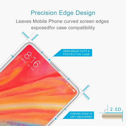 สำหรับ Xiaomi Mi Mix 2s 0.26mm 9H ความแข็งพื้นผิว 2.5D ฟิล์มกระจกนิรภัยป้องกันการระเบิด, For Mi Mix 2s