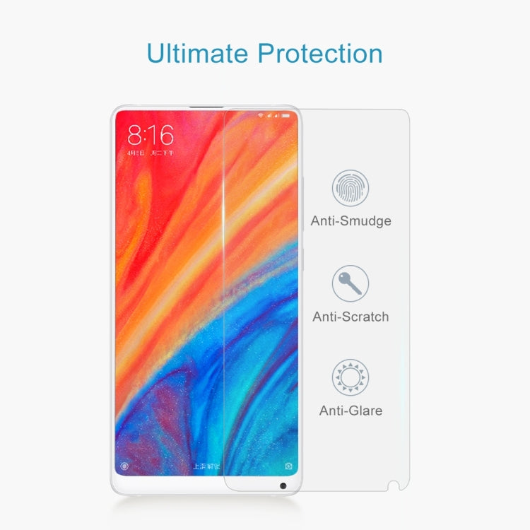 สำหรับ Xiaomi Mi Mix 2s 0.26mm 9H ความแข็งพื้นผิว 2.5D ฟิล์มกระจกนิรภัยป้องกันการระเบิด, For Mi Mix 2s