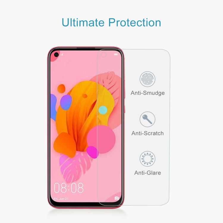 2 ชิ้น 0.26 มิลลิเมตร 9H 2.5D ฟิล์มกระจกนิรภัยสำหรับหัวเว่ยโนวา 5, For nova 5
