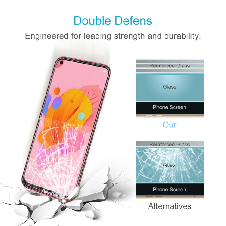2 ชิ้น 0.26 มิลลิเมตร 9H 2.5D ฟิล์มกระจกนิรภัยสำหรับหัวเว่ยโนวา 5, For nova 5
