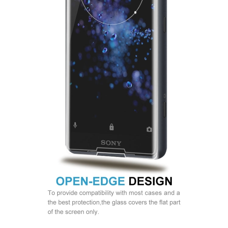 25 ชิ้นสำหรับ Sony Xperia XZ2 ขนาดกะทัดรัด 0.3 มิลลิเมตร 9H ความแข็งพื้นผิว 3D ฟิล์มกระจกนิรภัยป้องกันการระเบิด, For Sony Xperia XZ2 Compact