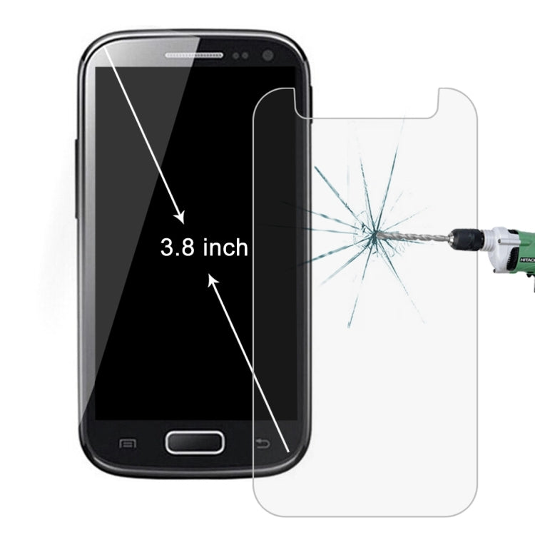10 ชิ้น 3.8 นิ้วโทรศัพท์มือถือ 0.26 มิลลิเมตร 9H ความแข็งพื้นผิว 2.5D ฟิล์มกระจกนิรภัยป้องกันการระเบิด