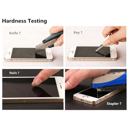 10 ชิ้น 3.8 นิ้วโทรศัพท์มือถือ 0.26 มิลลิเมตร 9H ความแข็งพื้นผิว 2.5D ฟิล์มกระจกนิรภัยป้องกันการระเบิด