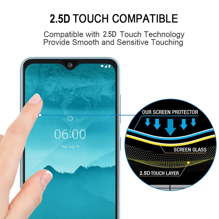สำหรับ Nokia 6.2 Full กาวคลุมทั้งหมดปกป้องหน้าจอฟิล์มกระจกนิรภัย, For Nokia 6.2