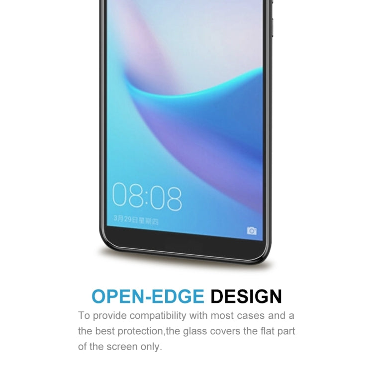 2 ชิ้น 0.26 มิลลิเมตร 9H 2.5D ฟิล์มกระจกนิรภัยสำหรับ Huawei เพลิดเพลินไปกับ 8 / เกียรติยศ 7C, For Enjoy 8 / Honor 7C