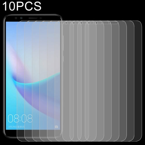 10 ชิ้น 0.26 มิลลิเมตร 9H 2.5D ฟิล์มกระจกนิรภัยสำหรับ Huawei เพลิดเพลินไปกับ 8 / เกียรติยศ 7C, For Enjoy 8 / Honor 7C
