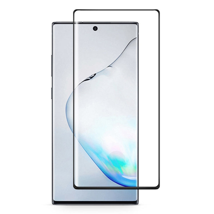 สำหรับ Galaxy Note 10 3D ขอบโค้งกาวฟิล์มกระจกนิรภัยแบบเต็มหน้าจอรองรับการปลดล็อคด้วยลายนิ้วมือ, For Galaxy Note 10 (1 PC), For Galaxy Note 10(1 PC)