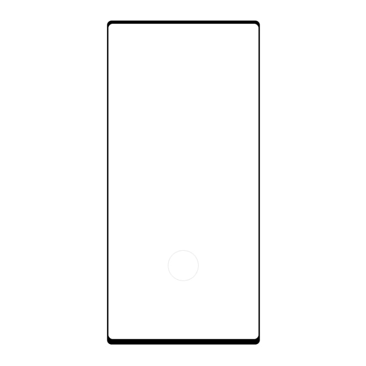สำหรับ Galaxy Note 10+ ฟิล์มกระจกนิรภัยขอบโค้งแบบกาวเต็ม 3D รองรับการปลดล็อคด้วยลายนิ้วมือ, For Galaxy Note 10+ 9H (1 PC)