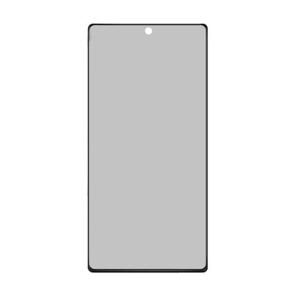 สำหรับ Galaxy Note 10 0.3 มม. 9H ความแข็งพื้นผิว 3D ความเป็นส่วนตัวขอบโค้งกาวฟิล์มกระจกนิรภัยแบบเต็มหน้าจอโค้งไม่รองรับการปลดล็อคลายนิ้วมือ, For Note 10
