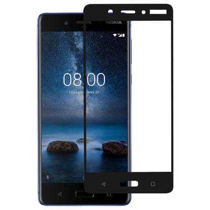 Full Glue Full Cover Screen Protector ฟิล์มกระจกนิรภัยสำหรับ Nokia 8, For Nokia 8