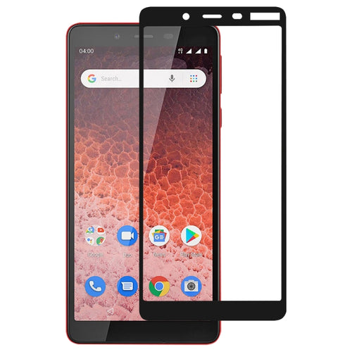 Full Glue Full Cover Screen Protector ฟิล์มกระจกนิรภัยสำหรับ Nokia 1 Plus, For Nokia 1 Plus
